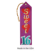 6 Pack Bulk Sweet 16 Award Ribbon