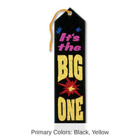 6 Pack Bulk It's The Big One Award Ribbon