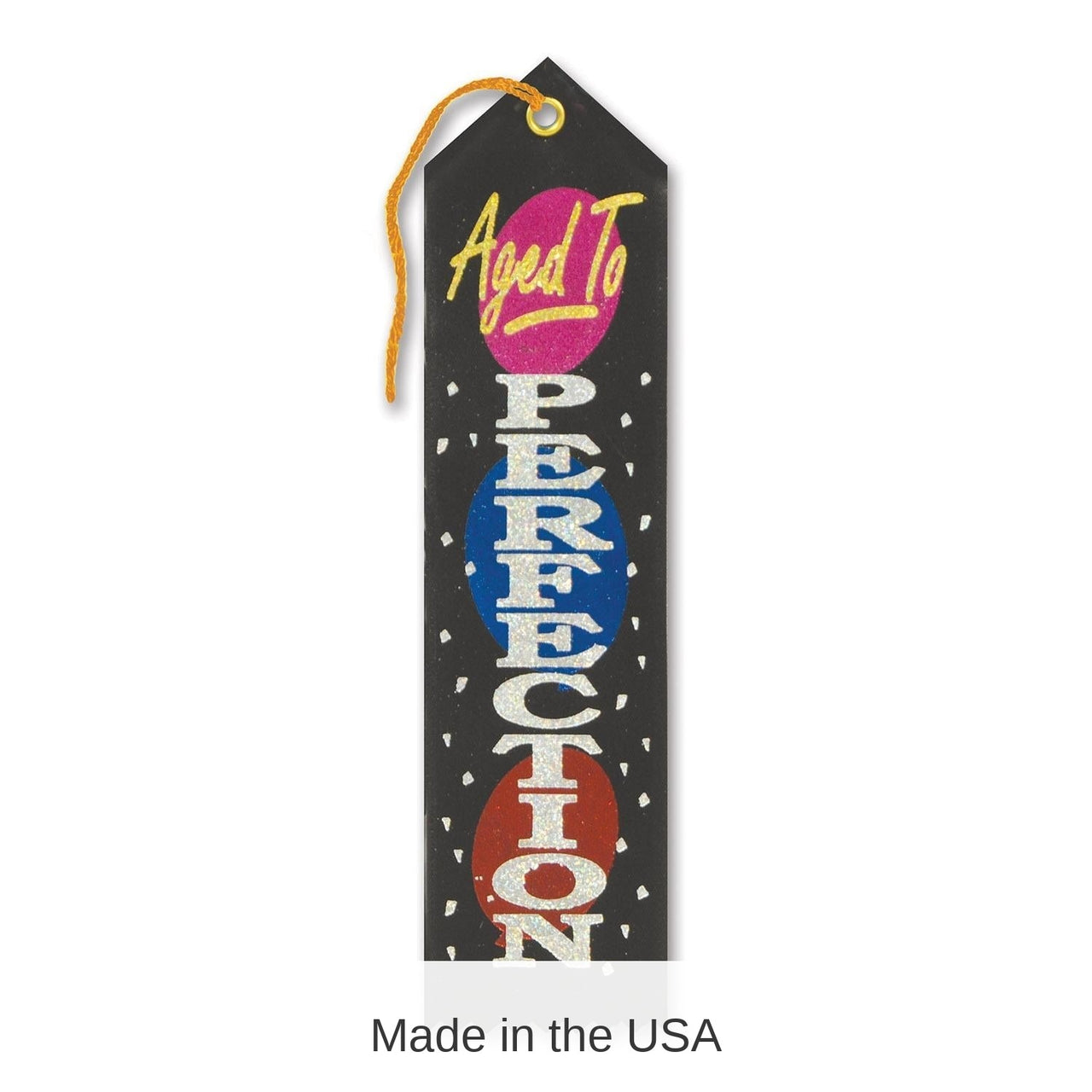 6 Pack Bulk Aged To Perfection Award Ribbon