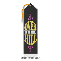 6 Pack Bulk Over The Hill Birthday Award Ribbon- Black and Gold