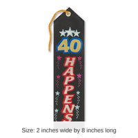 6 Pack Bulk 40 Happens Award Ribbon