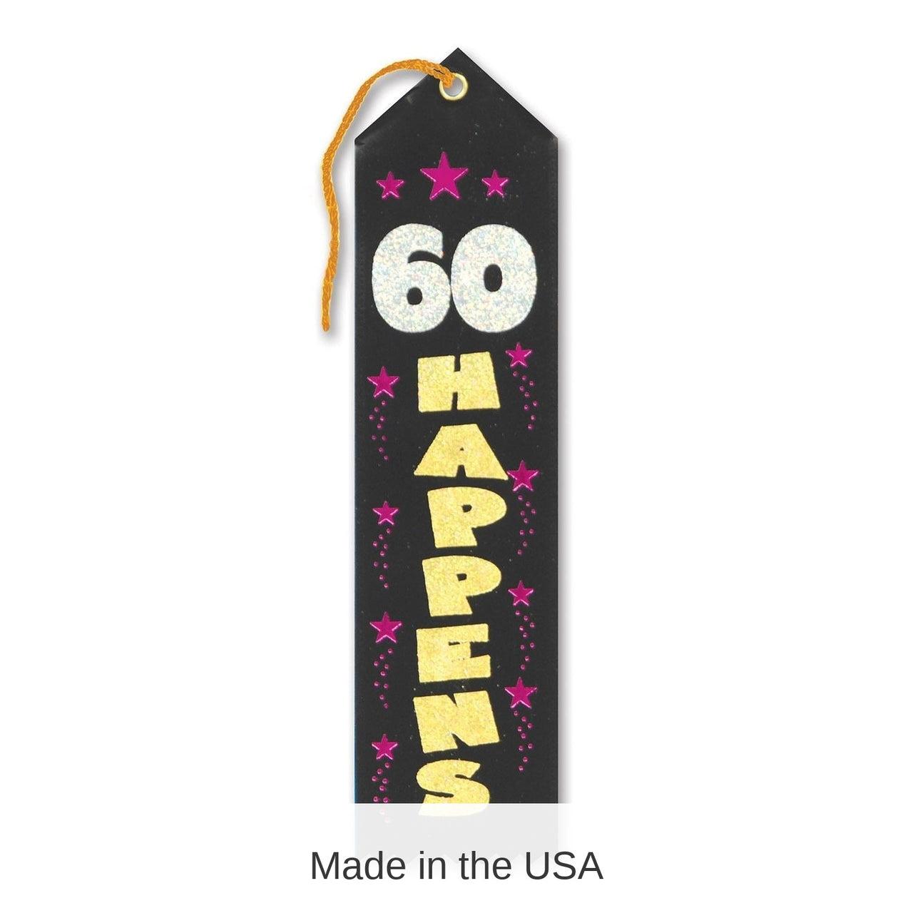 6 Pack Bulk 60 Happens Award Ribbon