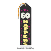 6 Pack Bulk 60 Happens Award Ribbon