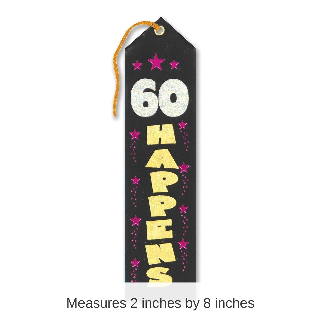 6 Pack Bulk 60 Happens Award Ribbon