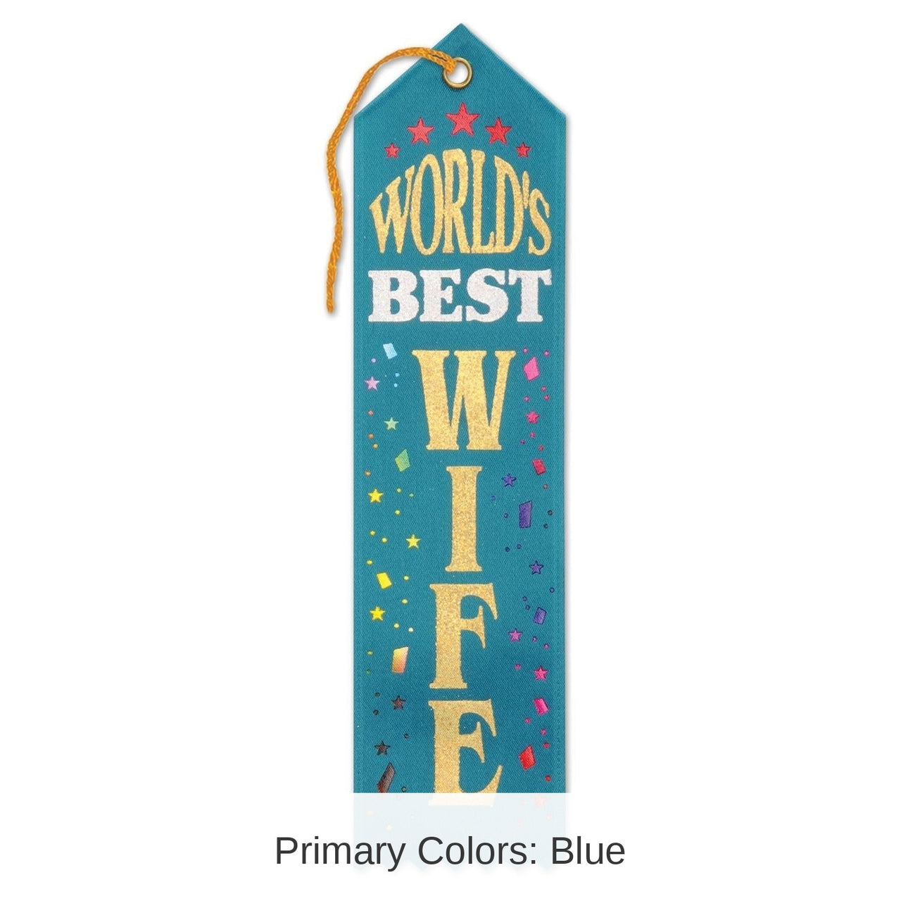6 Pack Bulk World's Best Wife Award Ribbon