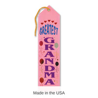 6 Pack Bulk Greatest Grandma Award Ribbon