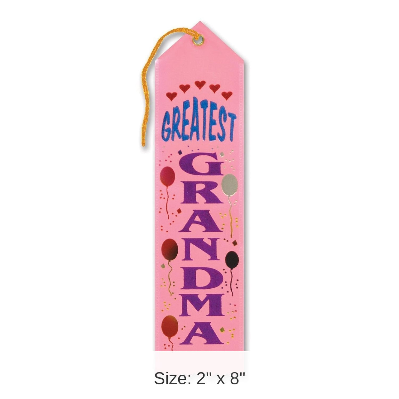 6 Pack Bulk Greatest Grandma Award Ribbon