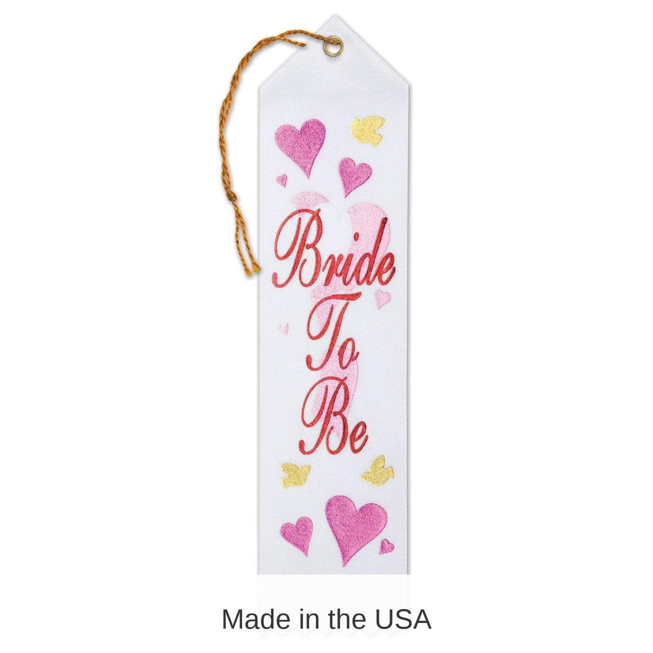 6 Pack Bulk Bride To Be Award Ribbon