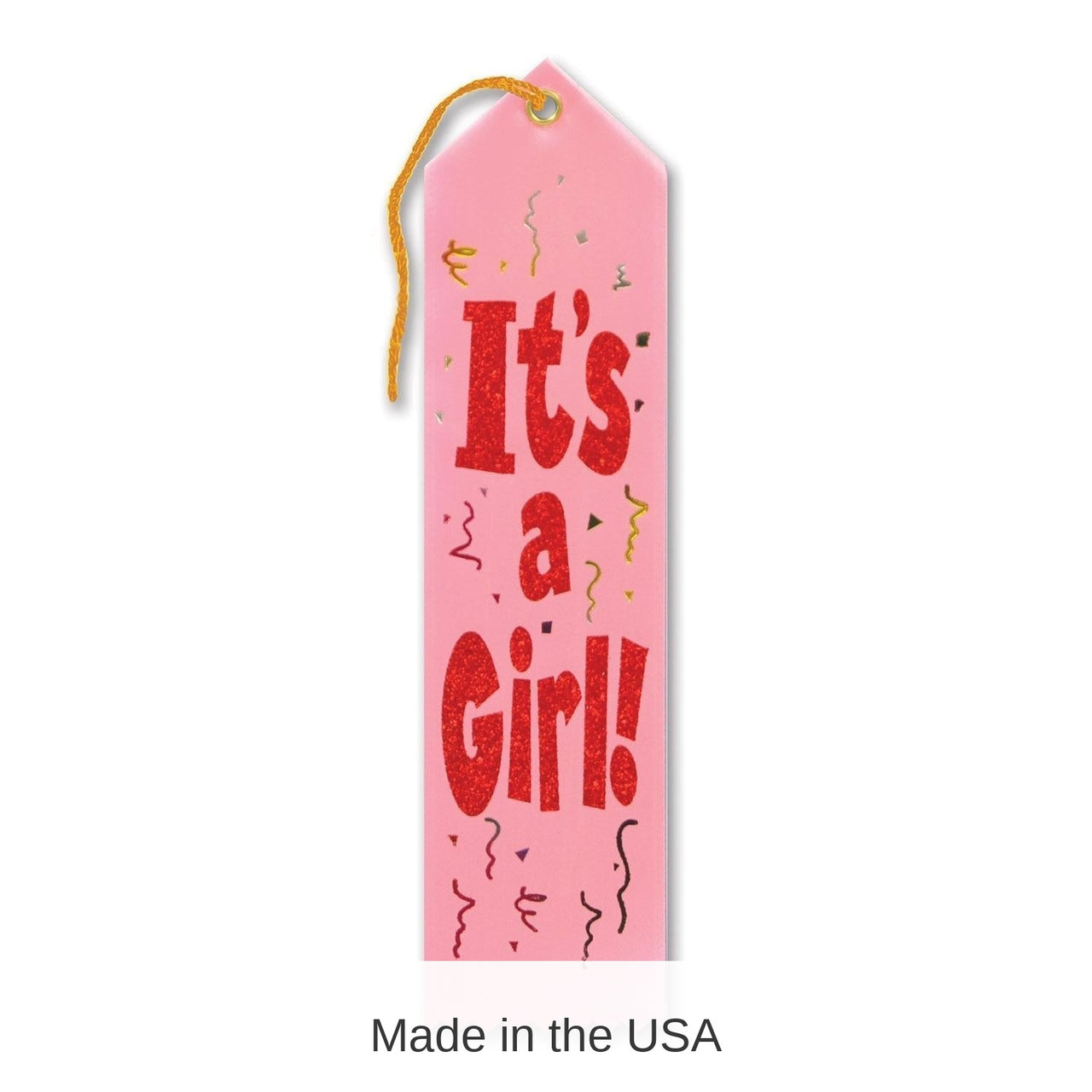 6 Pack Bulk It's A Girl! Award Ribbon