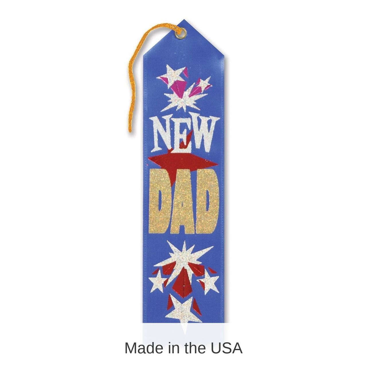 6 Pack Bulk New Dad Award Ribbon