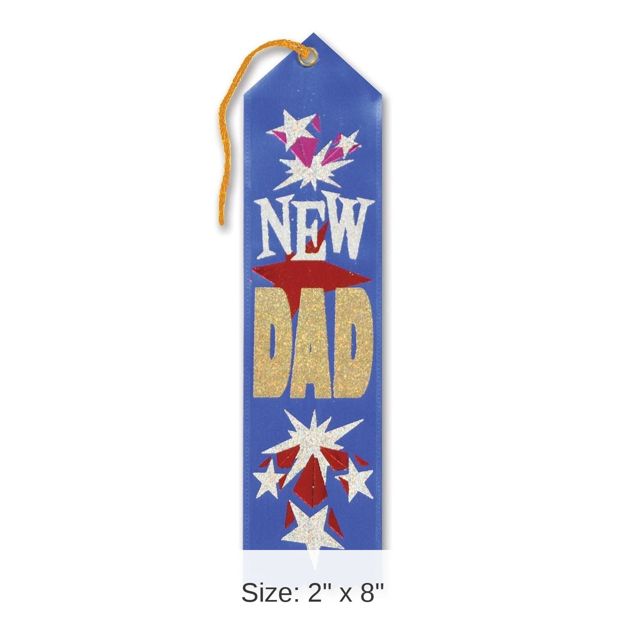 6 Pack Bulk New Dad Award Ribbon