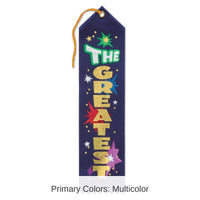 6 Pack Bulk The Greatest Award Ribbon