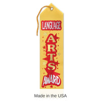 6 Pack Bulk Language Arts Award Ribbon