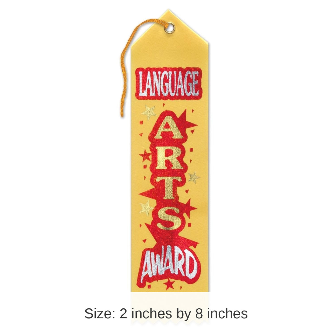 6 Pack Bulk Language Arts Award Ribbon