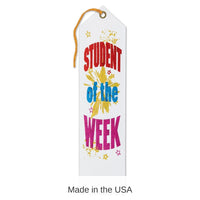 6 Pack Bulk Student Of The Week Award Ribbon