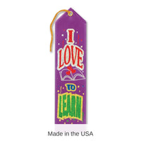 6 Pack Bulk I Love To Learn Award Ribbon