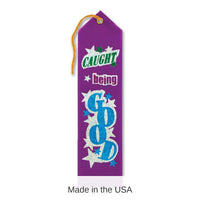 6 Pack Bulk Caught Being Good Award Ribbon