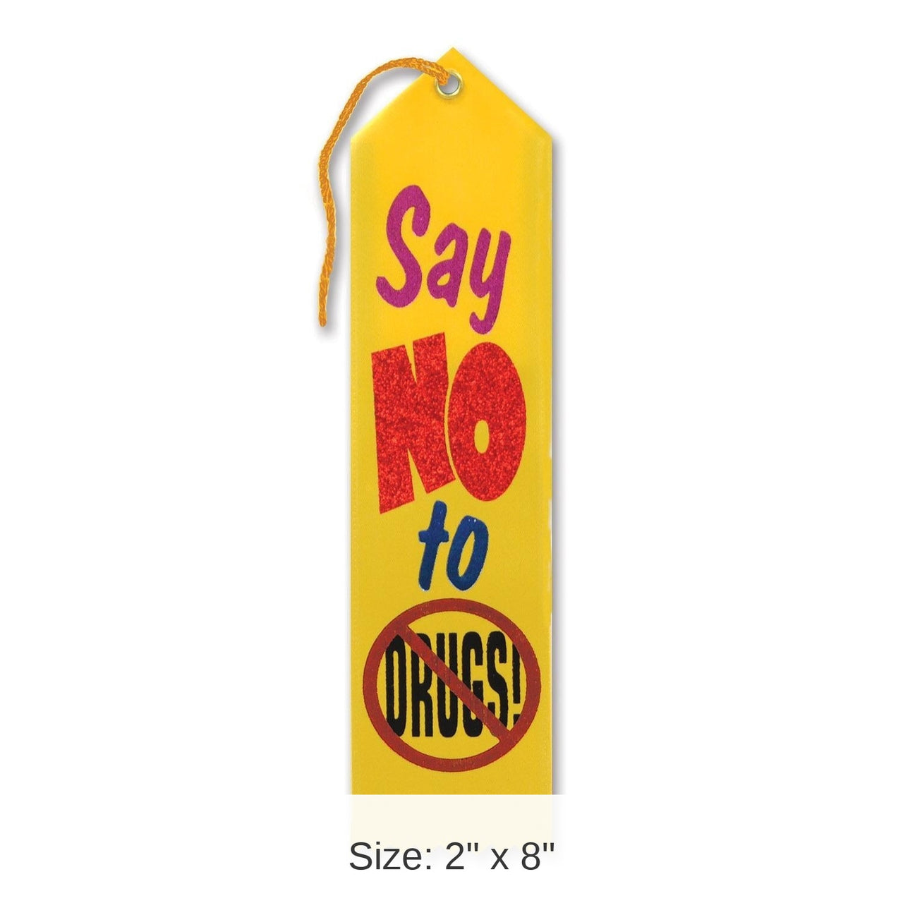 6 Pack Bulk Say No To Drugs Award Ribbon