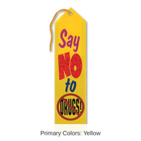 6 Pack Bulk Say No To Drugs Award Ribbon