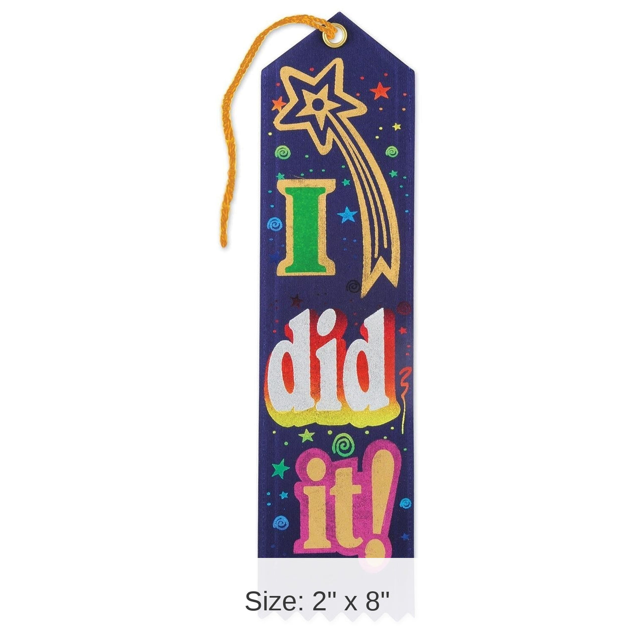 6 Pack Bulk I Did It! Award Ribbon
