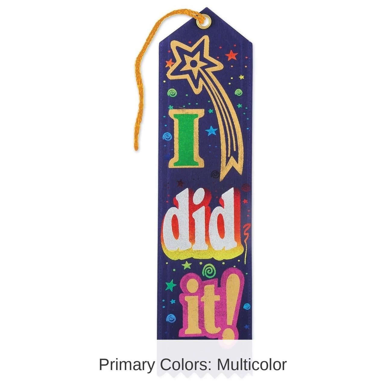 6 Pack Bulk I Did It! Award Ribbon