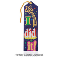 6 Pack Bulk I Did It! Award Ribbon