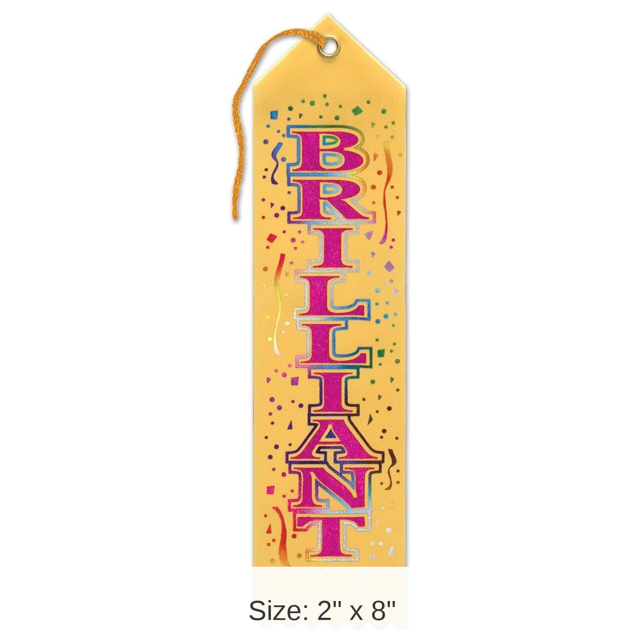 6 Pack Bulk Brilliant Award Ribbon