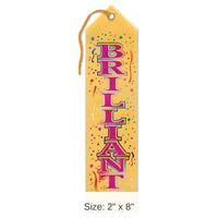 6 Pack Bulk Brilliant Award Ribbon