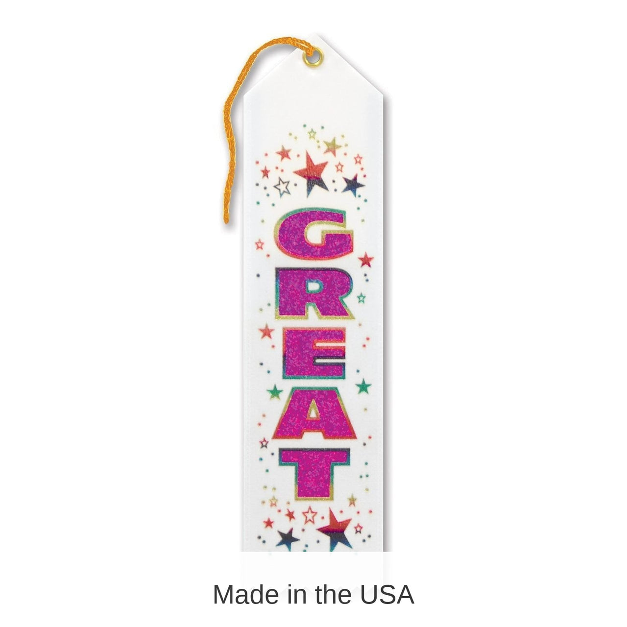 6 Pack Bulk Great Award Ribbon