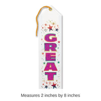 6 Pack Bulk Great Award Ribbon