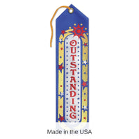 6 Pack Bulk Outstanding Award Ribbon