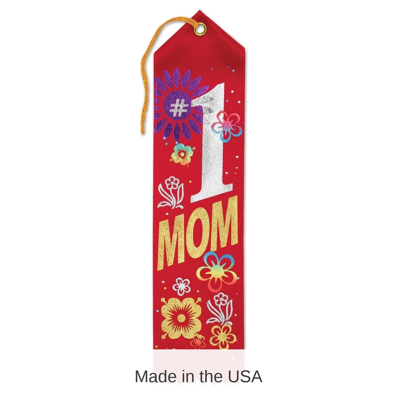 6 Pack Bulk #1 Mom Mother's Day Award Ribbon