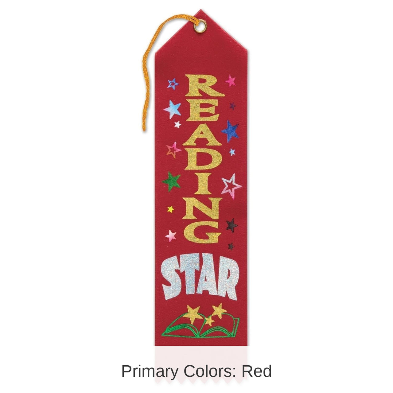 6 Pack Bulk Reading Star Award Ribbon