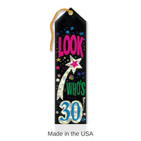 6 Pack Bulk Look Who's 30 Award Ribbon
