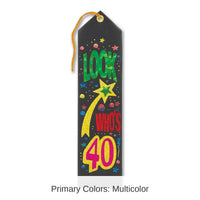 6 Pack Bulk Look Who's 40 Award Ribbon