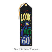 6 Pack Bulk Look Who's 60 Award Ribbon