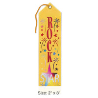 6 Pack Bulk Rock Star Award Ribbon