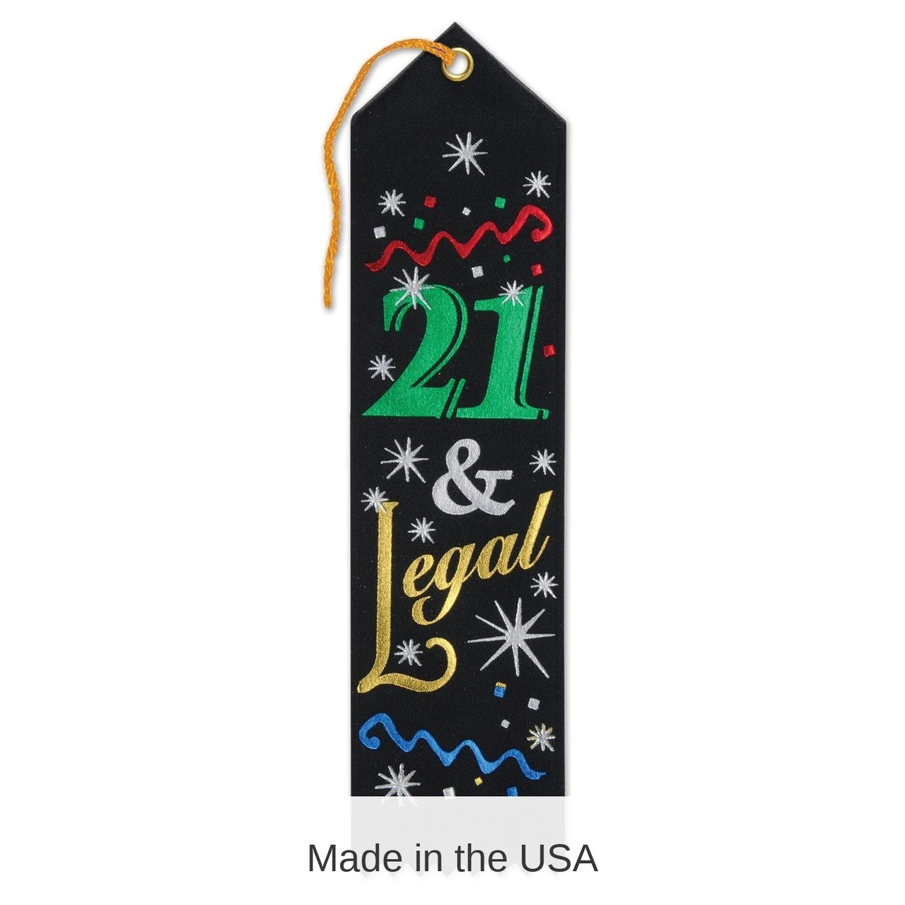6 Pack Bulk 21/Legal Award Ribbon