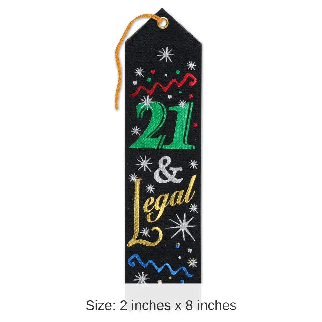 6 Pack Bulk 21/Legal Award Ribbon