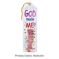 6 Pack Bulk God Made Me Special Ribbon