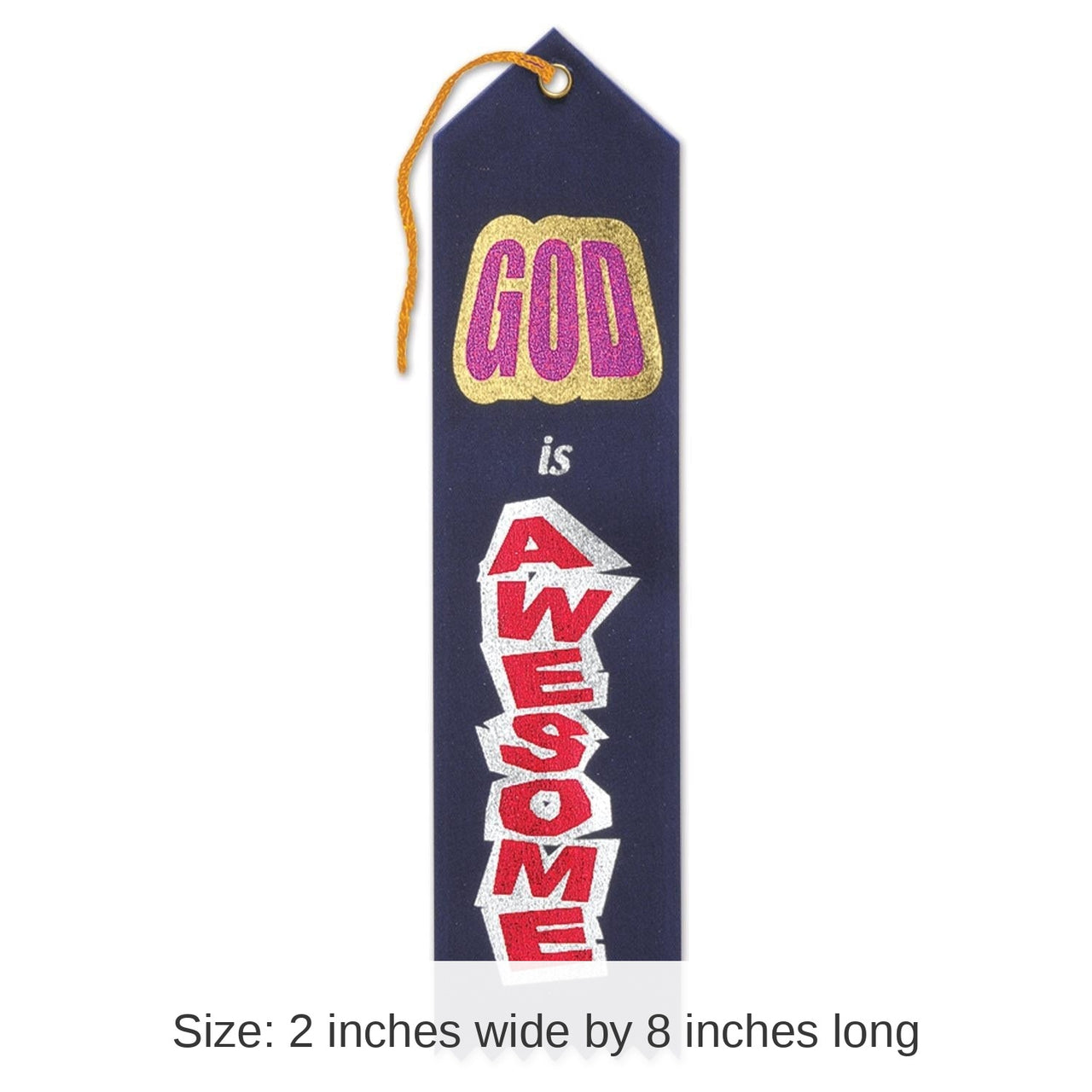 6 Pack Bulk God Is Awesome Party Ribbon