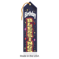 6 Pack Bulk Navy Birthday Blessings Ribbon