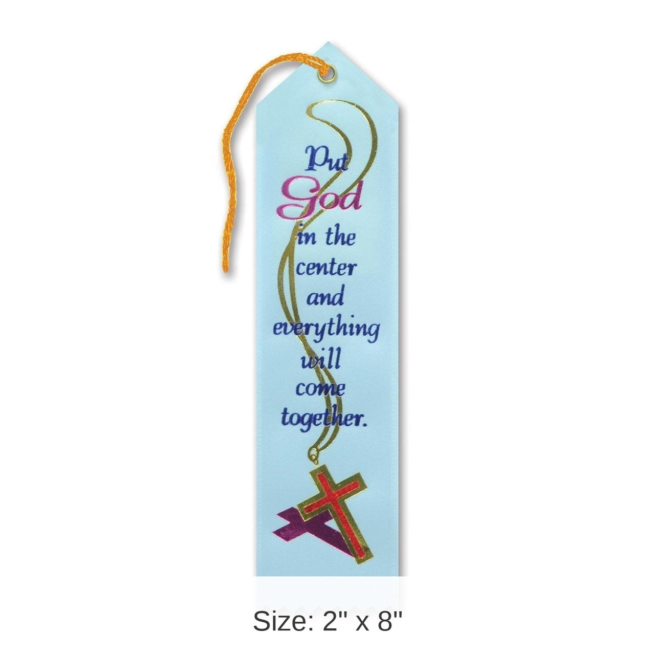 6 Pack Bulk Put God In The Center Ribbon