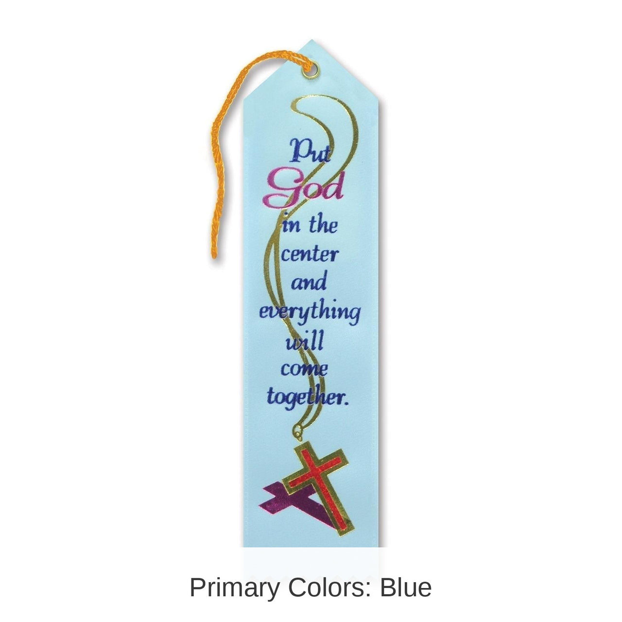 6 Pack Bulk Put God In The Center Ribbon