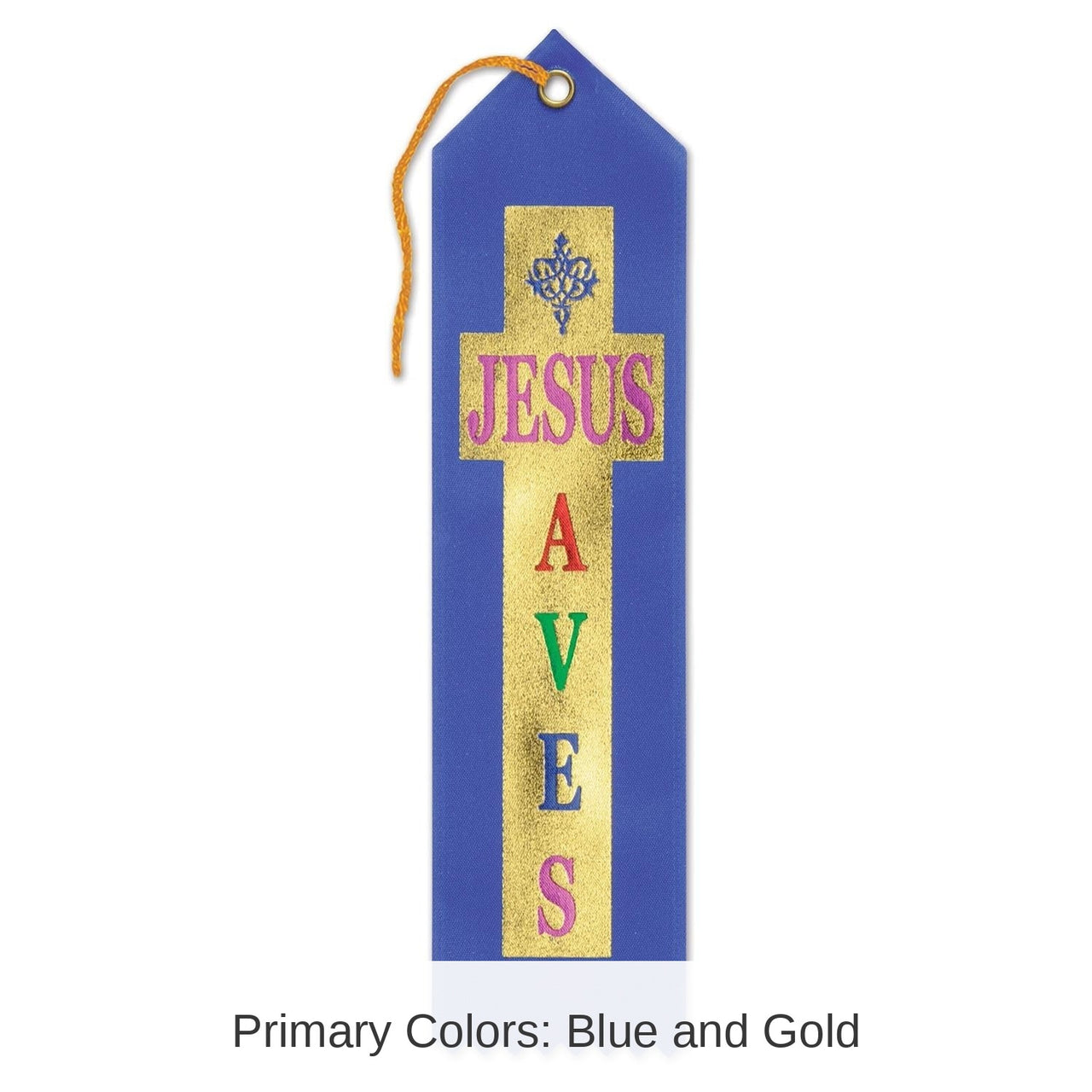 6 Pack Bulk Jesus Saves Ribbon