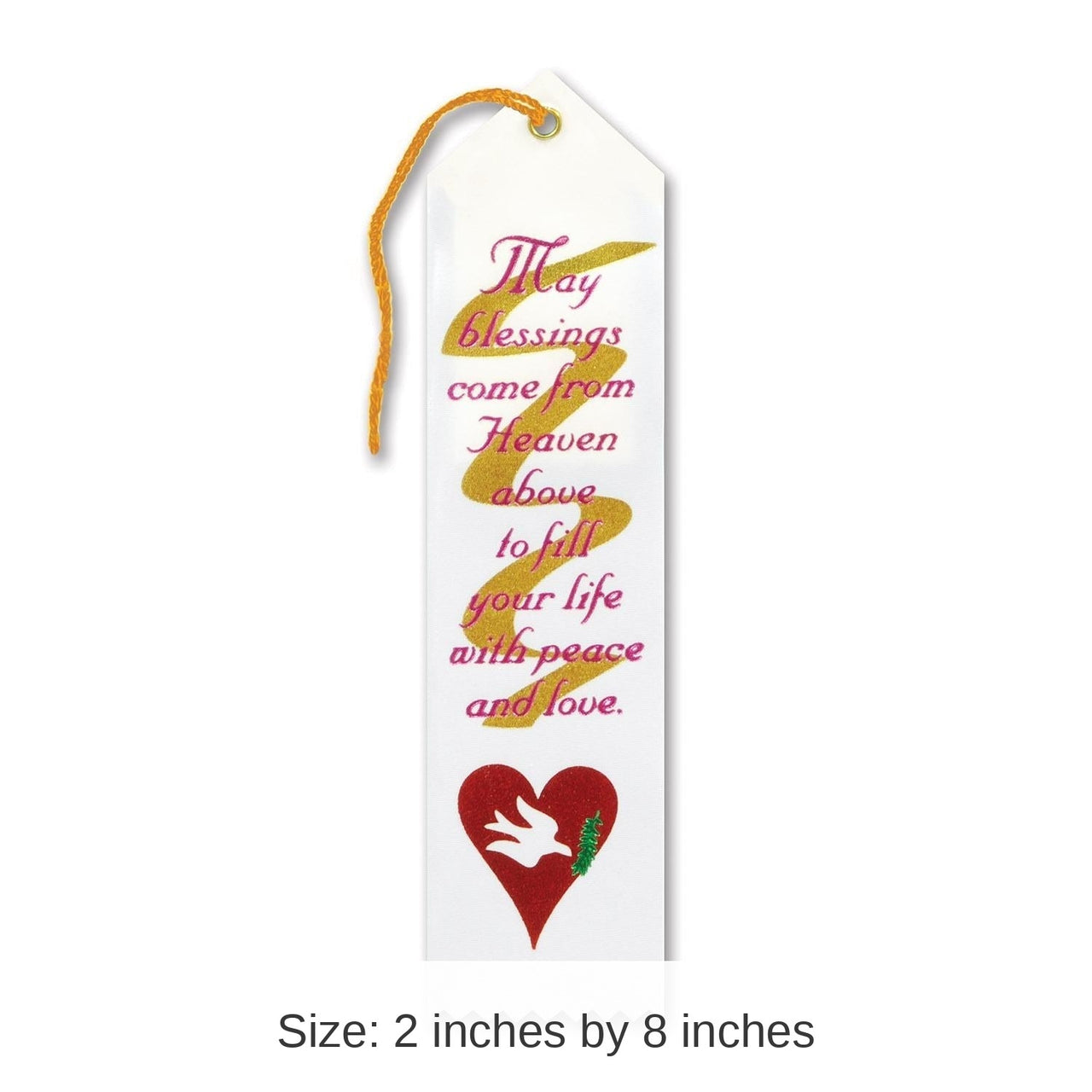 6 Pack Bulk May Blessings Come From Heaven Ribbon