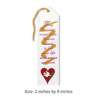 6 Pack Bulk May Blessings Come From Heaven Ribbon