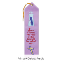 6 Pack Bulk Jesus Is A Friend Ribbon