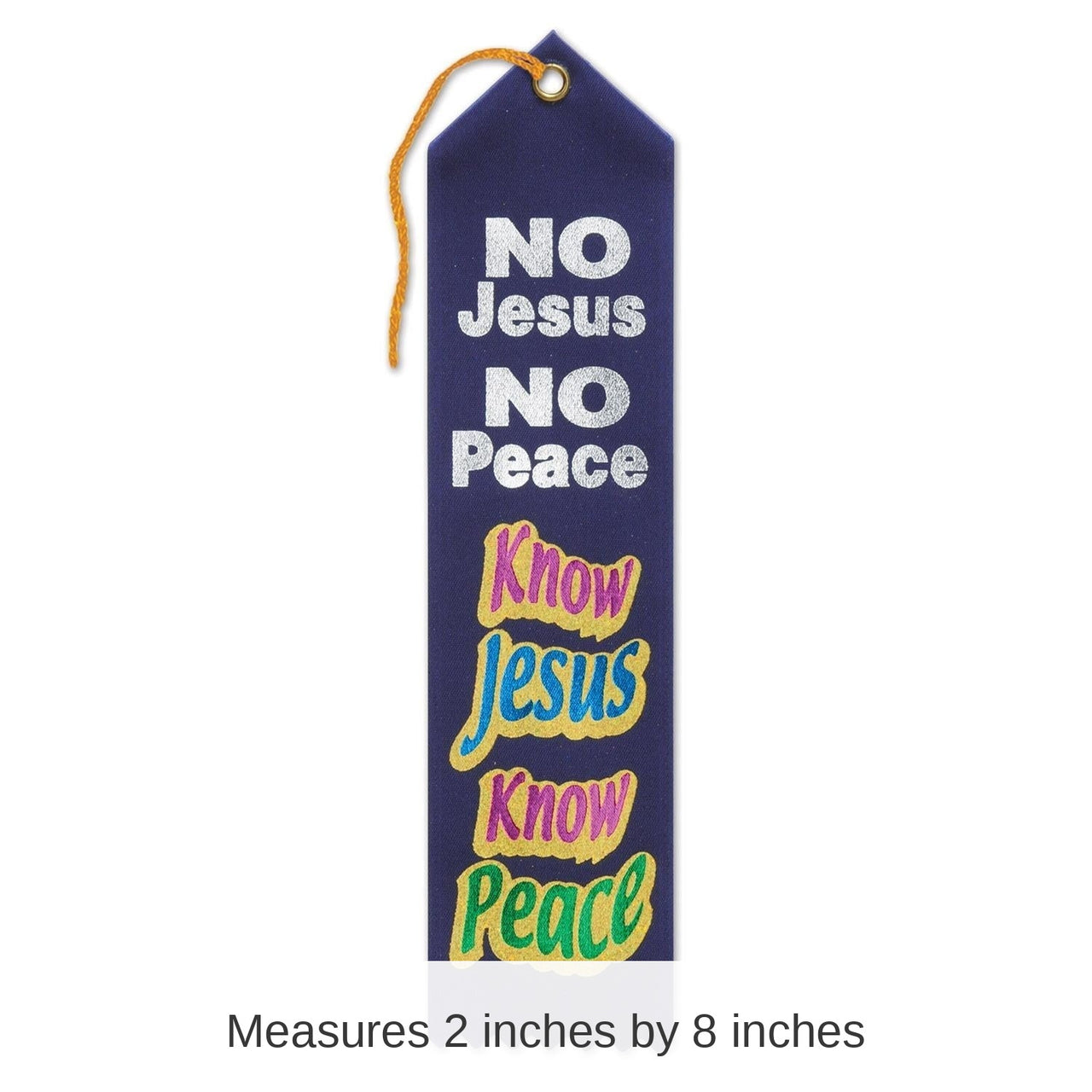 6 Pack Bulk Know Jesus Know Peace Ribbon