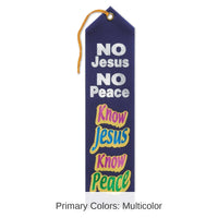 6 Pack Bulk Know Jesus Know Peace Ribbon
